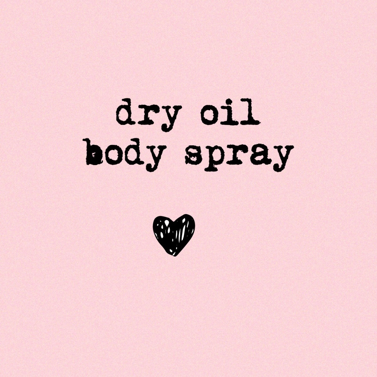 DRY OIL BODY SPRAY