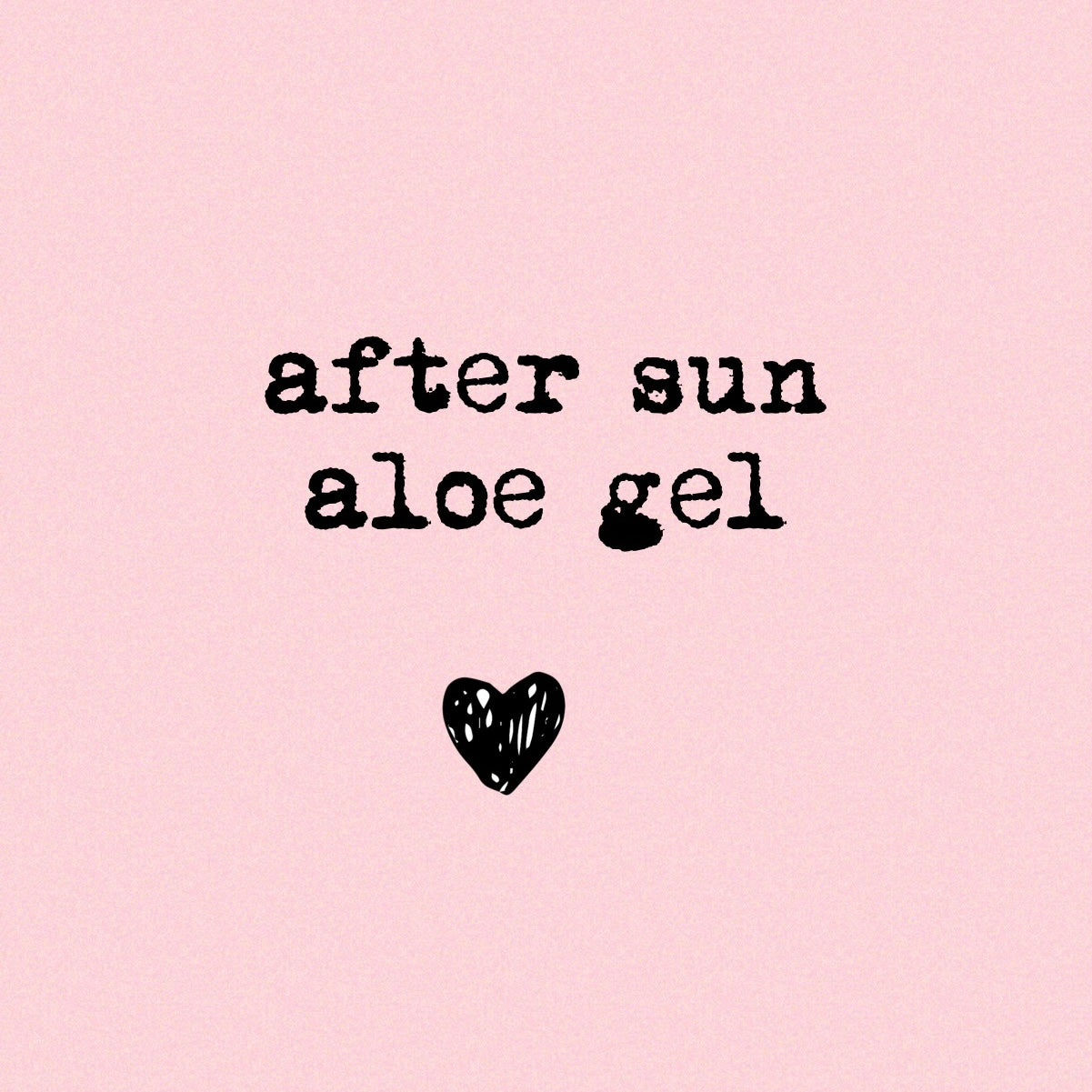 ALOE AFTER SUN GEL